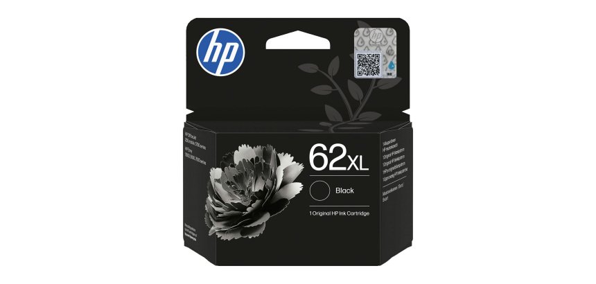 HP 62XL Cartucho original negro de alta capacidad (600 páginas)