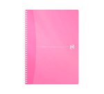Cahier spirale Oxford My Colour A4 21 X 29,7 cm - petits carreaux - 180 pages