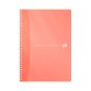 Cuaderno espiral Oxford My Colour A4 21 x 29,7 cm -  cuadros - 180 páginas