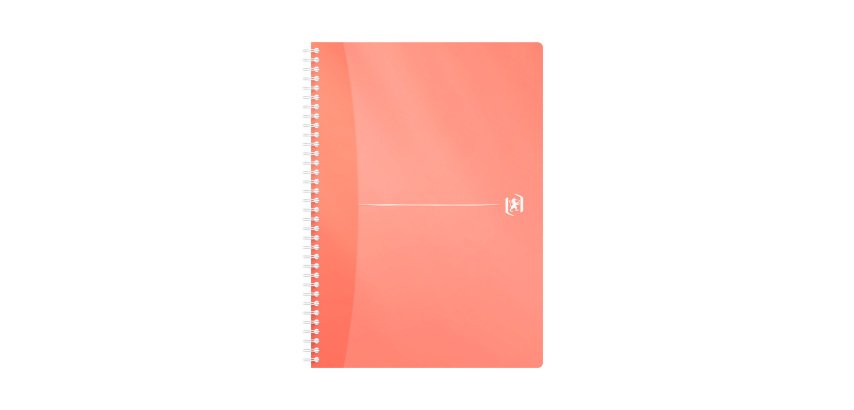 Cahier spirale Oxford My Colour A4 21 X 29,7 cm - petits carreaux - 180 pages