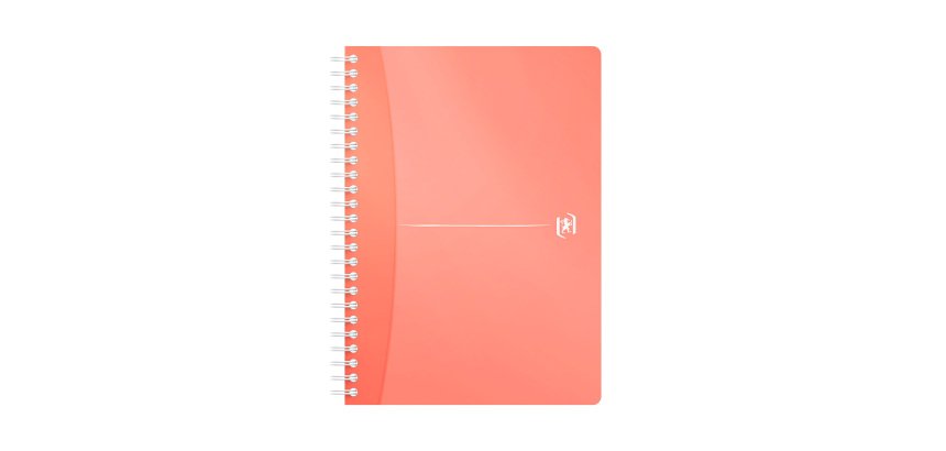 Cahier spirale Oxford My Colour A5 14,8 x 21 cm - petits carreaux - 180 pages