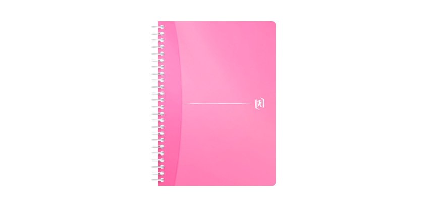 Cahier spirale Oxford My Colour A5 14,8 X 21 cm - petits carreaux - 180 pages