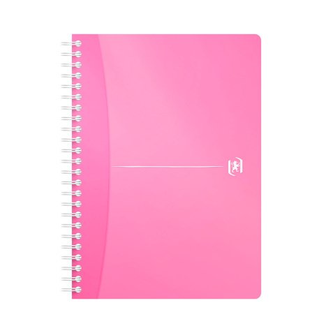 Cahier spirale Oxford My Colour A5 14,8 x 21 cm - petits carreaux - 180 pages