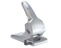 Perforadora de gran capacidad 2 agujeros Zero 65 Rapesco - capacidad de 65 hojas - gris