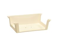 Plastic compartment for under a desk