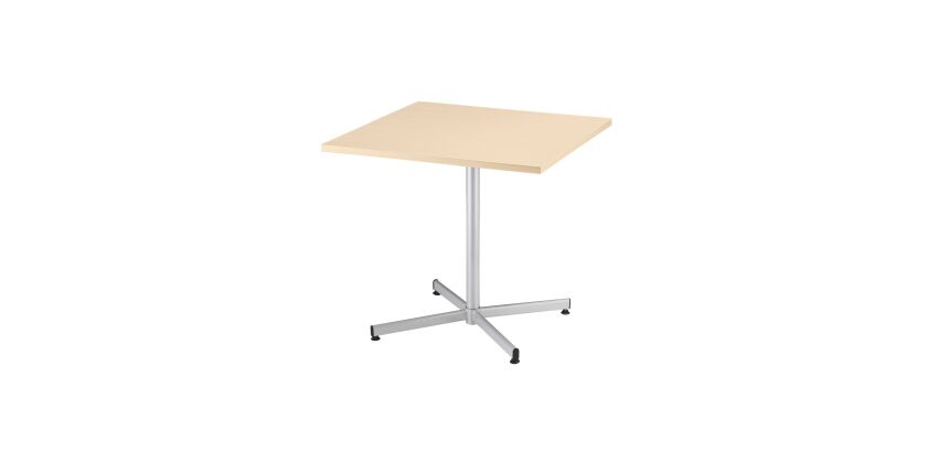 Table de restauration carrée L 80 x P 80 cm - Tulipan