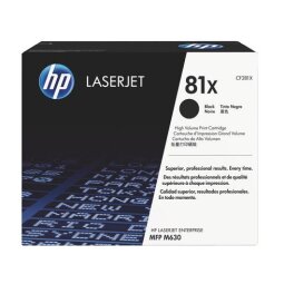 Toner HP81X hoge capaciteit zwart voor laserprinter