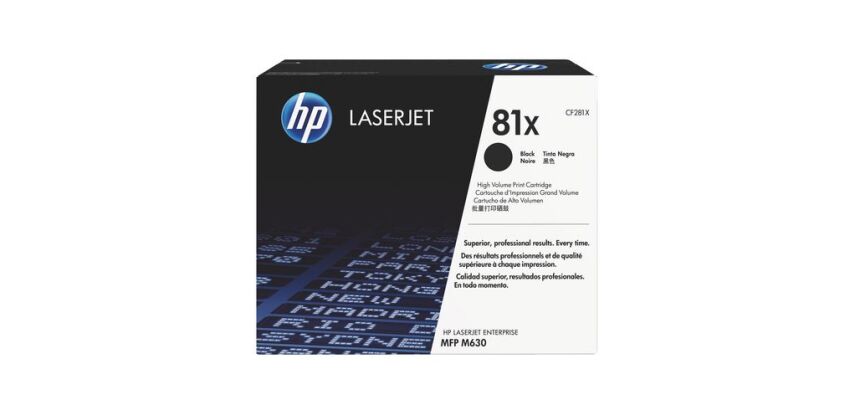 Toner HP 81X haute capacité noir pour imprimante laser
