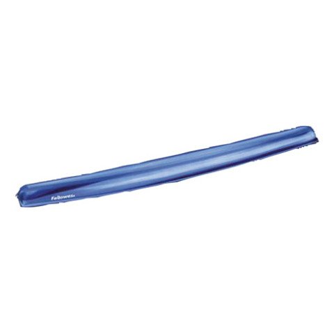 Reposamuñecas para teclado Gel Crystal Fellowes azul