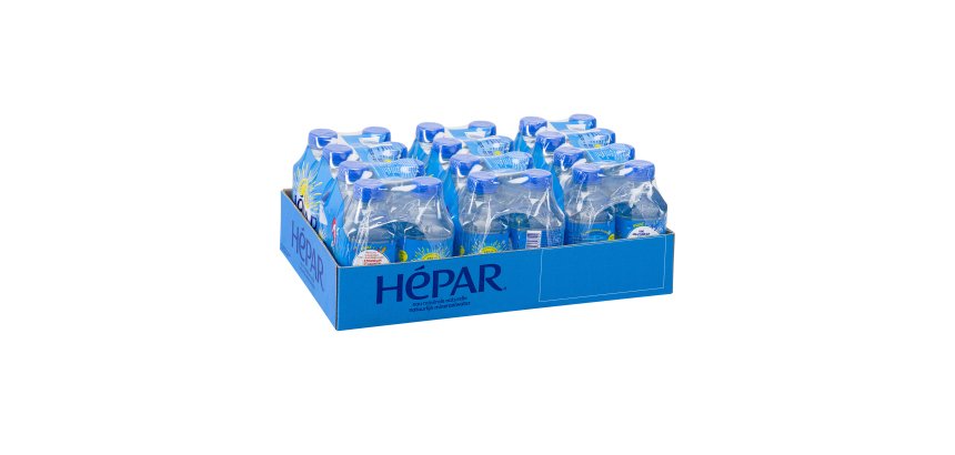 Wasser Hepar Flasche 33 cl - Paket von 24