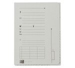 Chemise index OXFORD 23,5 x 31,5 cm couleurs assorties vives  - Paquet de 25