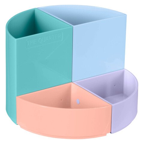 Portalápices de 4 compartimentos EXACOMPTA The Quarter surtido pastel