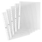 Perforated sleeves Bruneau A4 grained polypropylene 6/100e - box of 250