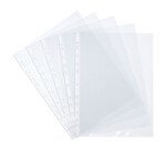 Paquete de 200 fundas multitaladro Bruneau A4, polipropileno liso 9/100 + 100 gratis