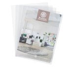 L-sleeves plastic Bruneau A4 polypropylene 9/100e translucent colorless - pack of 250