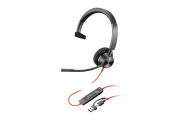Auriculares con cable HP Poly Blackwire C3310 monoaural USB-A/C