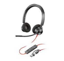 Auriculares con cable HP Poly Blackwire C3320 biaural USB-A/C