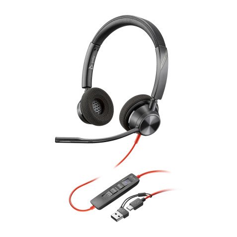 Auriculares con cable POLY BLACKWIRE C3320 biaural USB-A/C