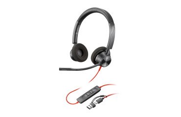 Auriculares con cable HP Poly Blackwire C3320 biaural USB-A/C