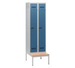 Vestiaire Standard - 2 colonnes monobloc/industrie propre - A code