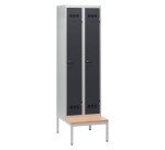 Vestiaire Standard - 2 colonnes monobloc/industrie propre - A code