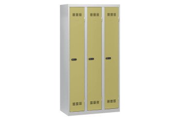 Vestiaire Color monobloc industrie propre - serrure à code