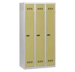 Vestiaire Standard - 3 colonnes monobloc/industrie propre - A code