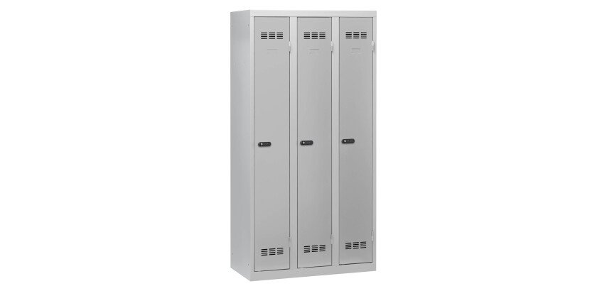 Vestiaire Color monobloc industrie propre - serrure à code