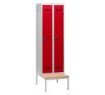Vestiaire Standard - 2 colonnes monobloc/industrie propre - A code