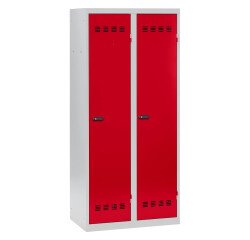 Vestiaire Standard - 2 colonnes monobloc/industrie salissante - A code