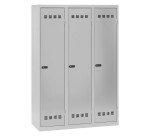 Vestiaire Standard - 3 colonnes monobloc/industrie salissante - A code
