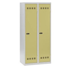 Vestiaire Standard - 2 colonnes monobloc/industrie salissante - A code