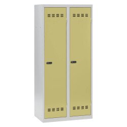 Vestiaire Standard - 2 colonnes monobloc/industrie salissante - A code