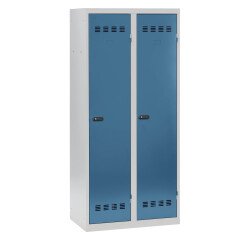 Vestiaire Standard - 2 colonnes monobloc/industrie salissante - A code