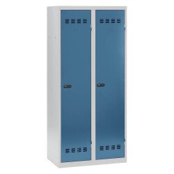 Vestiaire Standard - 2 colonnes monobloc/industrie salissante - A code