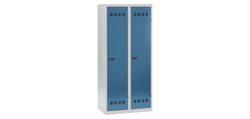 Vestiaire Standard - 2 colonnes monobloc/industrie salissante - A code