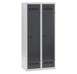 Vestiaire Standard - 2 colonnes monobloc/industrie salissante - A code