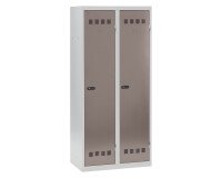 Vestiaire Standard - 2 colonnes monobloc/industrie salissante - A code
