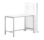 Pack table haute et support TV Boxy - Blanc