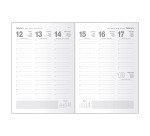 Agenda Segovia semana vista 14 x 20 cm negro