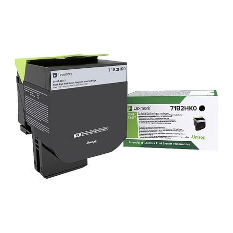 Lexmark 71B2HK0 toner haute capacité noir pour imprimante laser