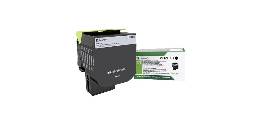 Lexmark 71B2HK0 toner high capacity black for laser printer 