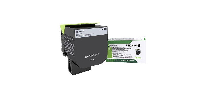 Lexmark 71B2HK0 - Toner haute capacité Noir pour imprimante laser