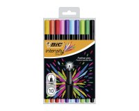 Rotulador BIC Intensity Fineliner - Punta 0,8 mm - Bolsa de 10 colores surtidos