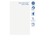 Tableau blanc émaillé Wall Up Legamaster H 200 x  L119,5 cm