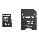 Memory card Integral SDHC with adapter 8 GB - class 10