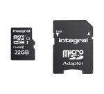 Carte mémoire Intégral SDHC avec adaptateur 32 Go - classe 10