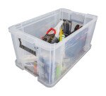 Boîte de rangement plastique 54 L incolore
