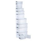 Boîte de rangement plastique 51 L incolore