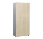 Armoire haute portes battantes H 200 x L 90 x P 45 cm Squadra